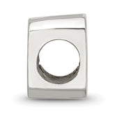 Sterling Silver 925 Number 9 Bead with Polished Solid Finish